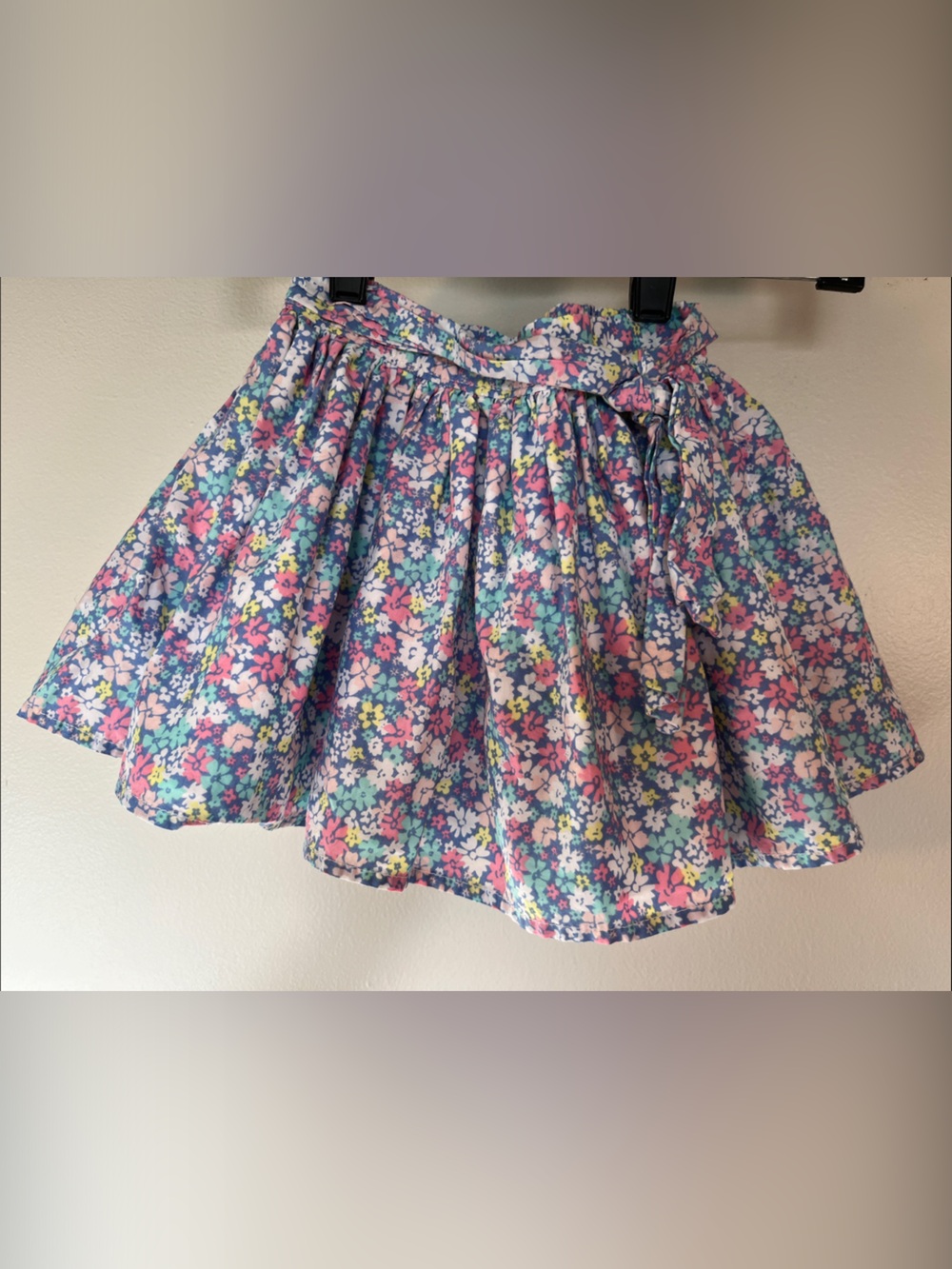 Carter's Floral Circle Skirt in Pink, Blue & White